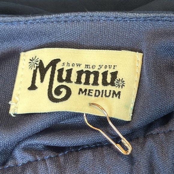 Show me Your Mumu Caitlyn Ruffle Maxi Dress SZ M cut 5310 - Picture 11 of 15